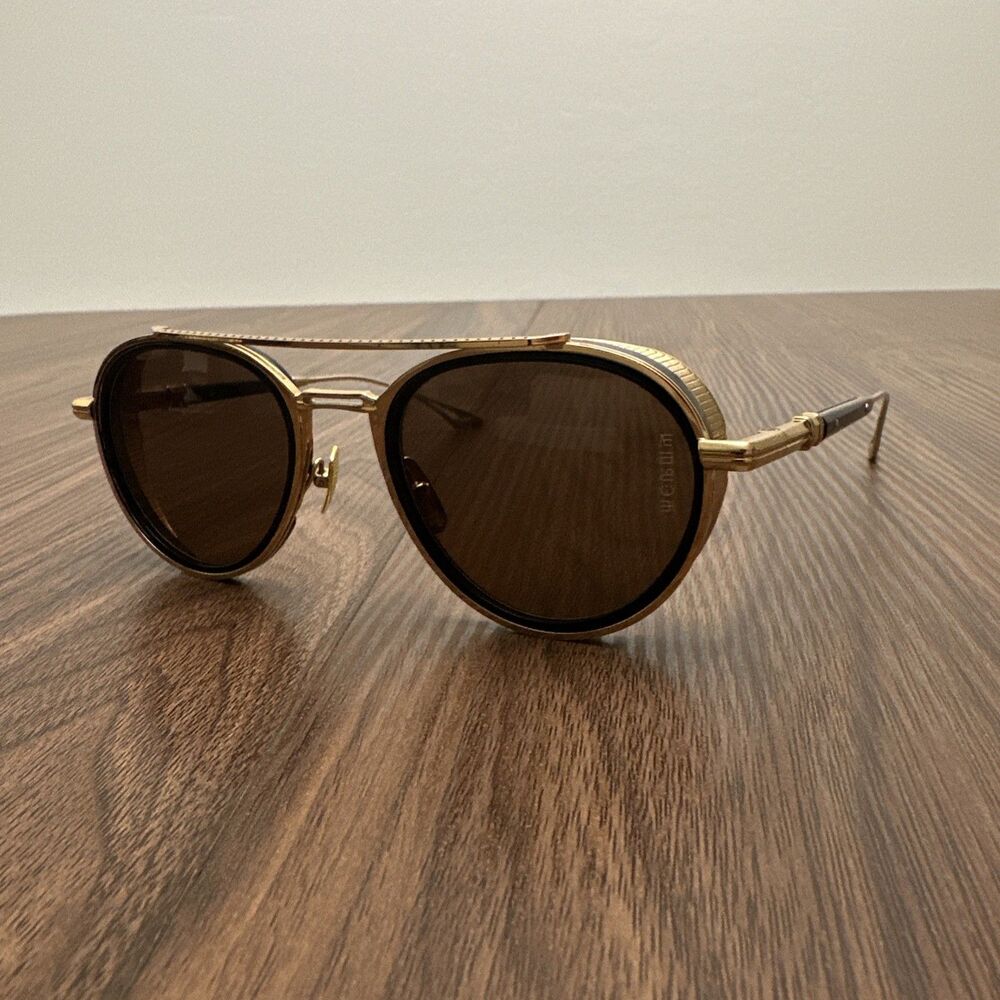 Dita Eyewear Epiluxury Eplx-4 Sunglasses Gold/Black 52-21-140 C2 MSRP $1949
